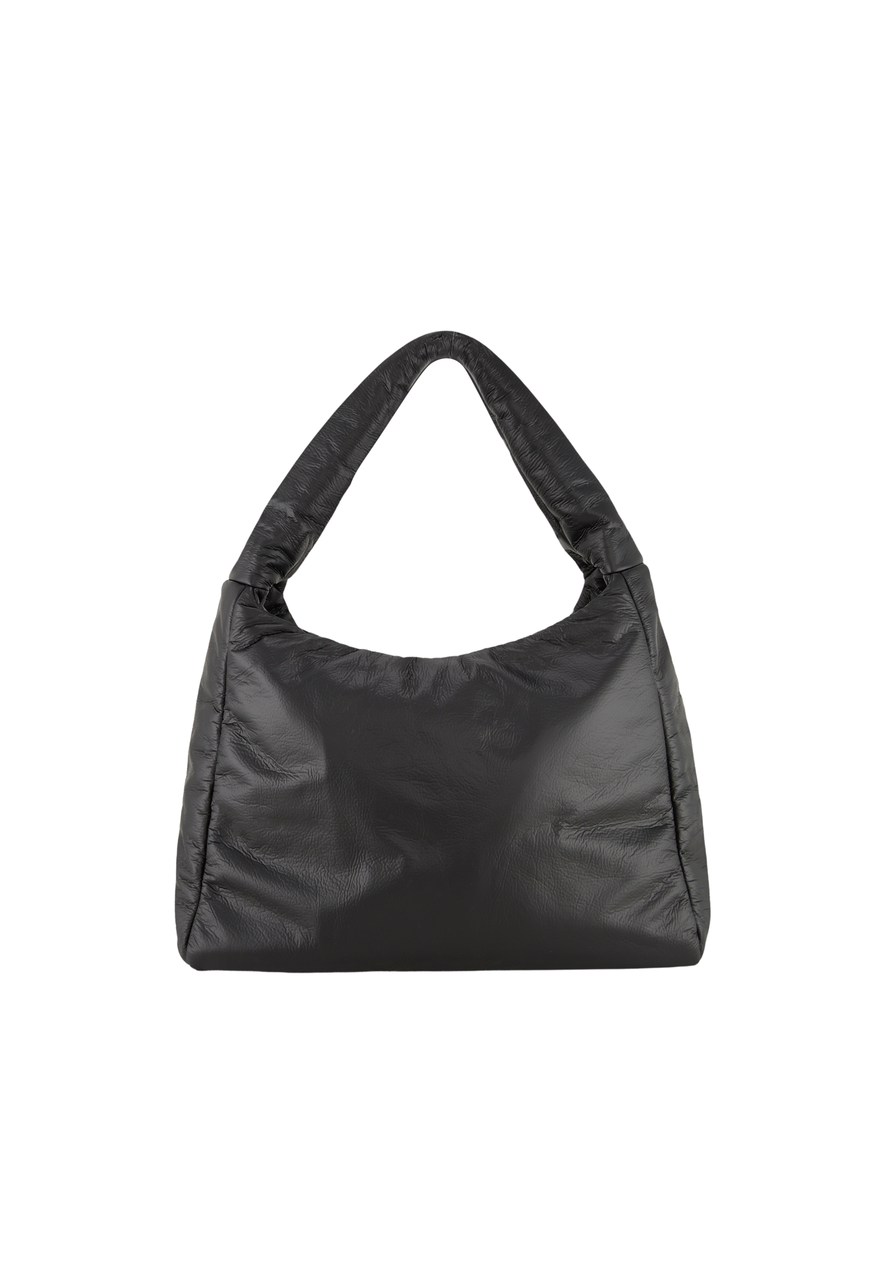 Bolso tote acolchado oversize - Negro