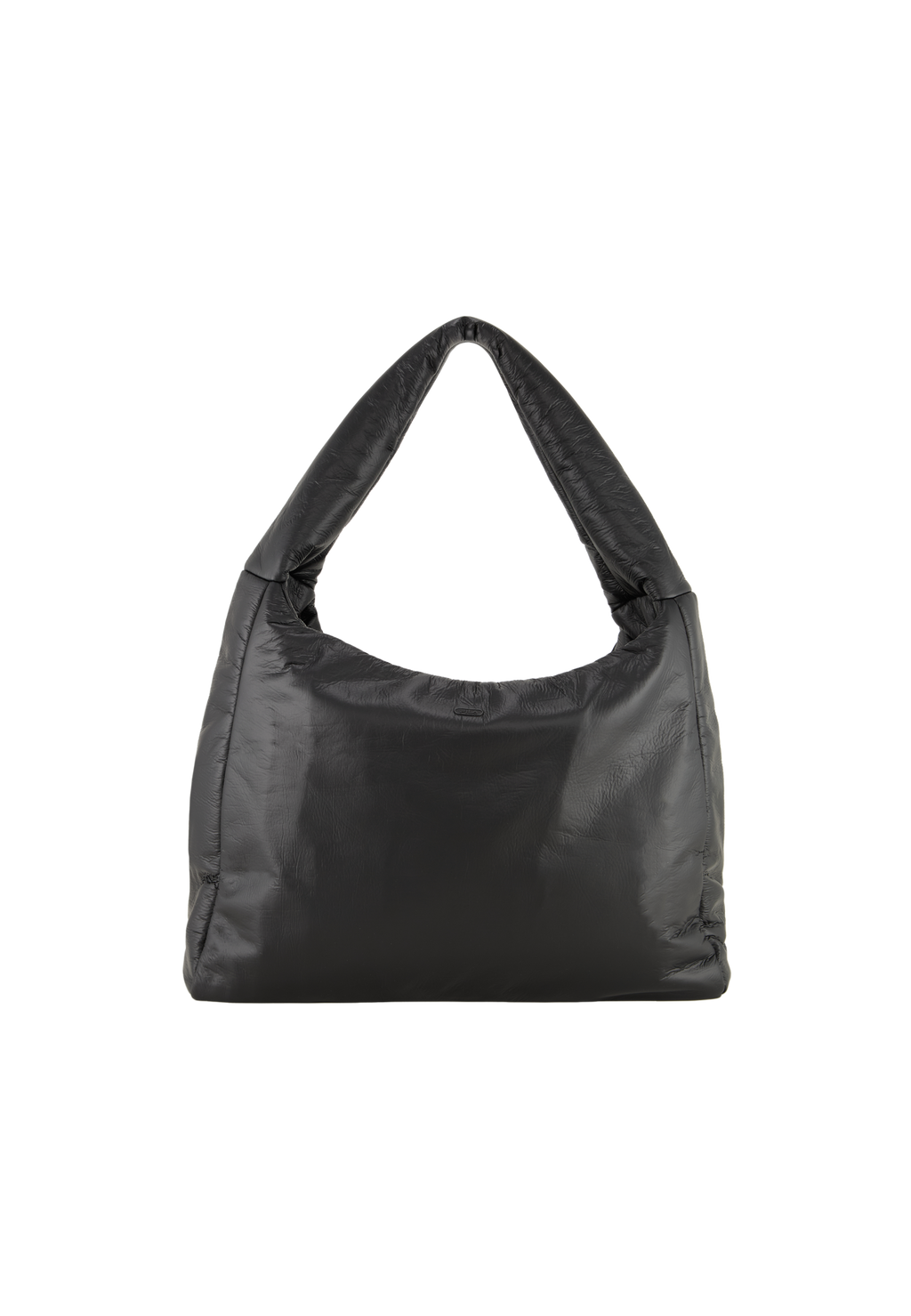 Bolso tote acolchado oversize - Negro
