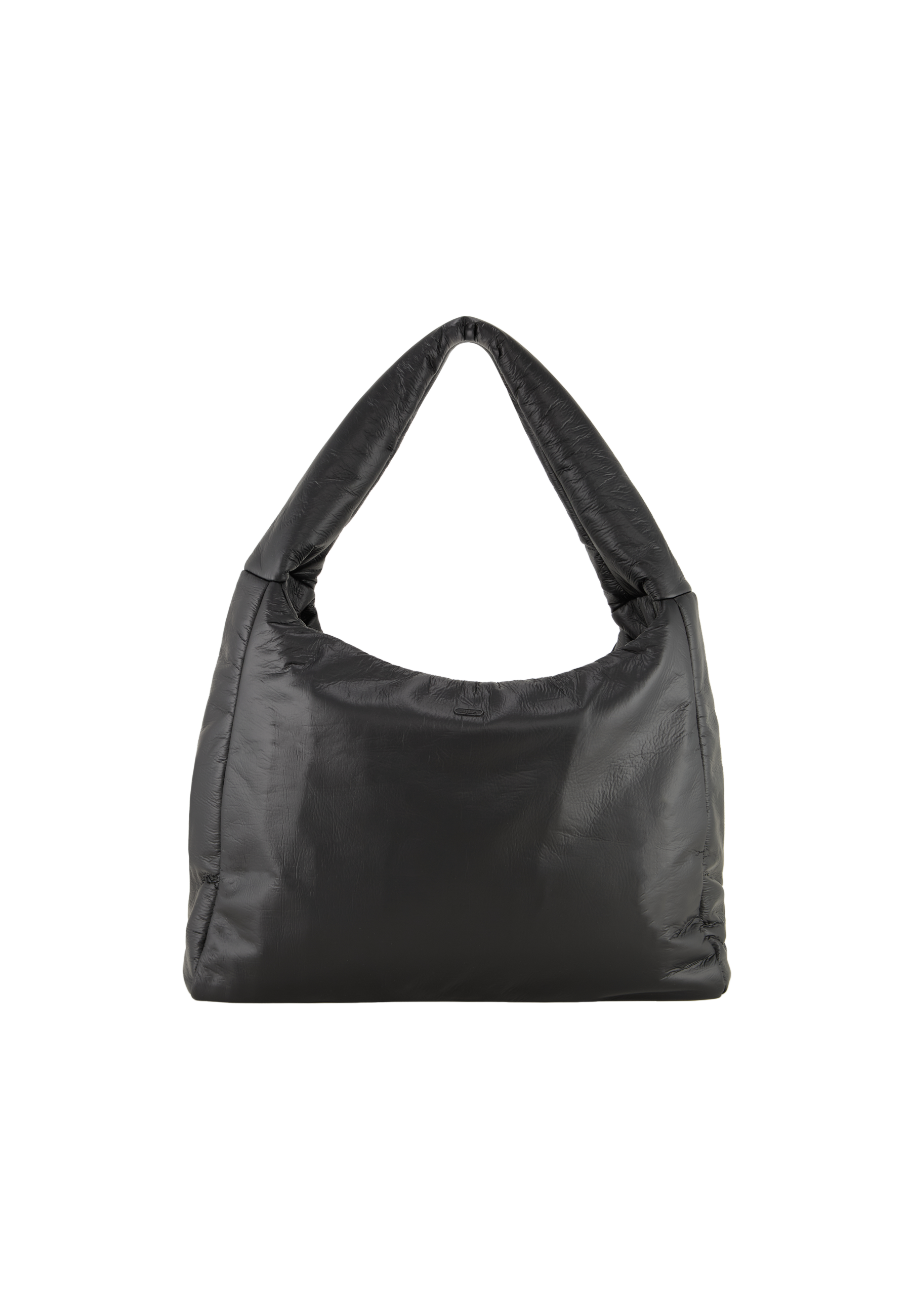 Bolso tote acolchado oversize - Negro