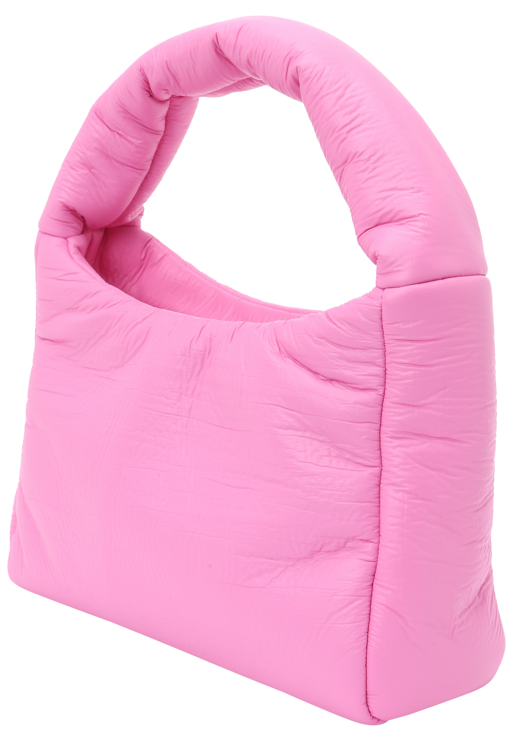 Bolso Tote Acolchado - Rosa Fucsia