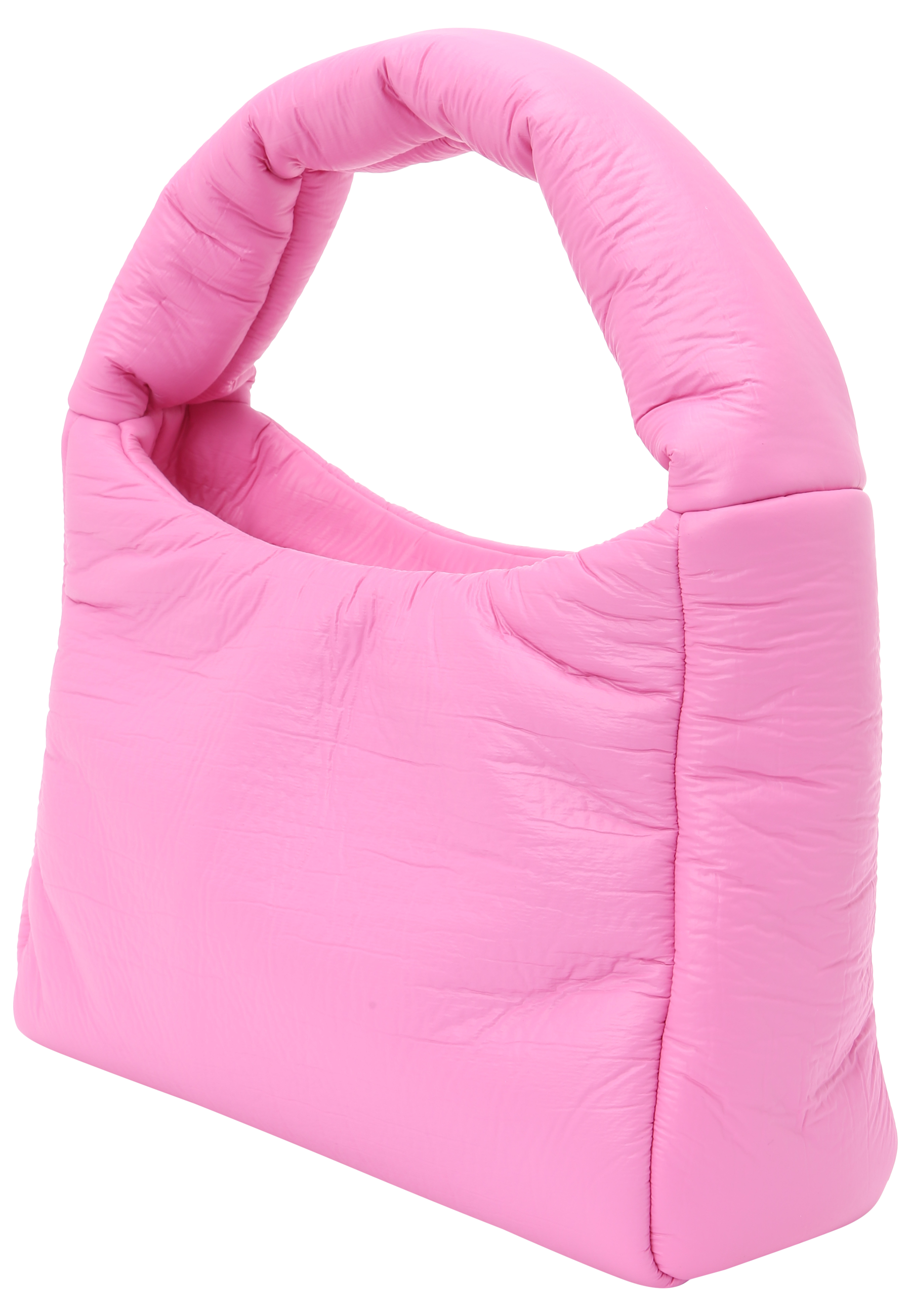 Bolso Tote Acolchado - Rosa Fucsia