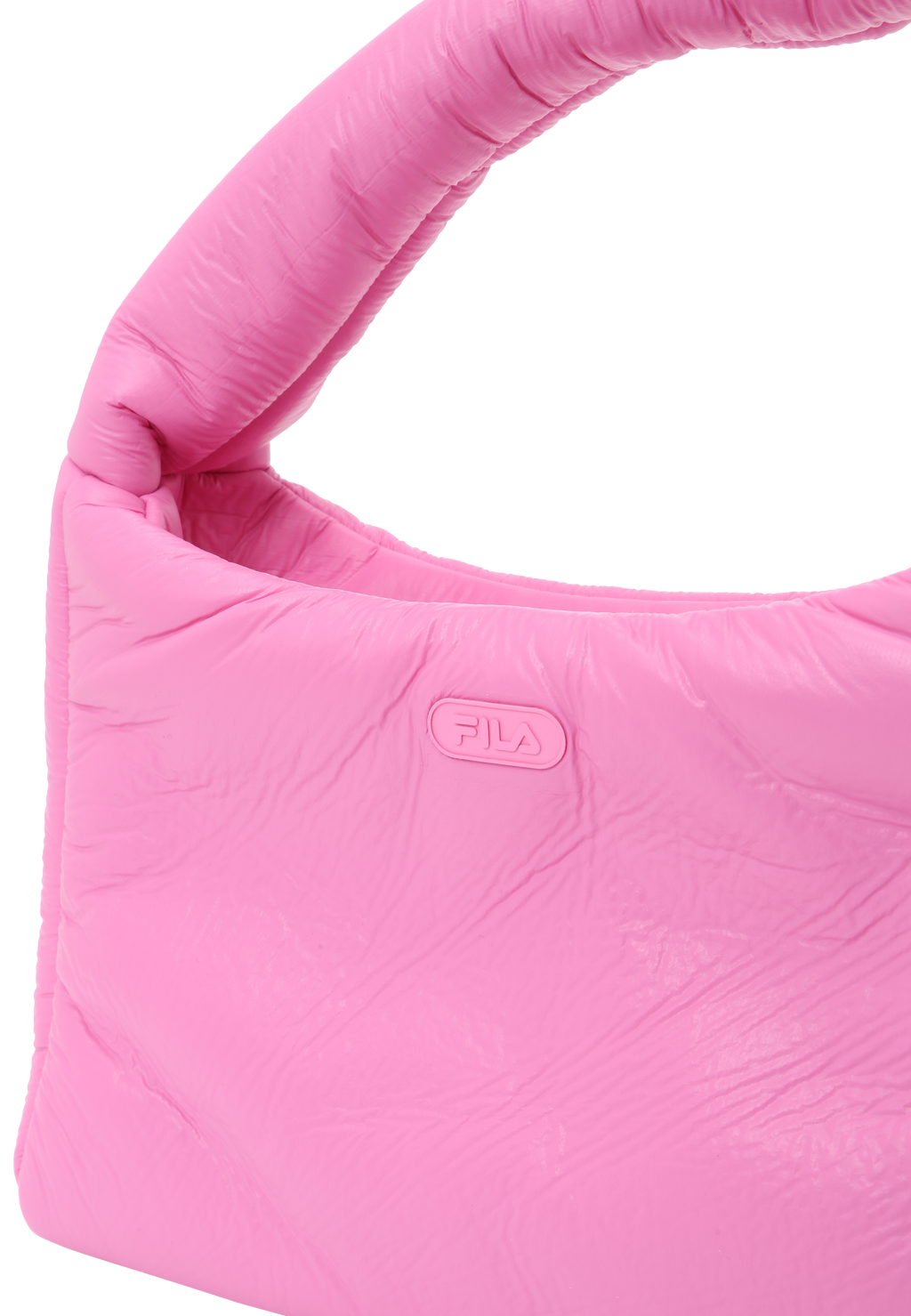 Bolso Tote Acolchado - Rosa Fucsia