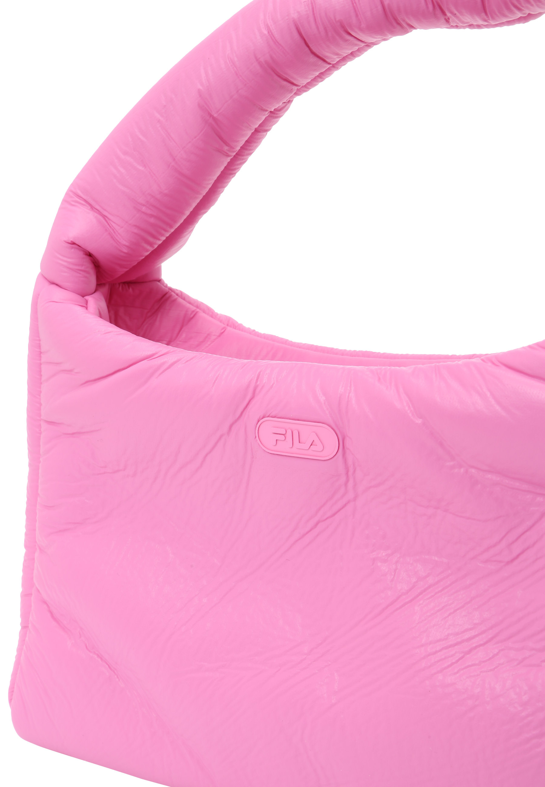 Bolso Tote Acolchado - Rosa Fucsia