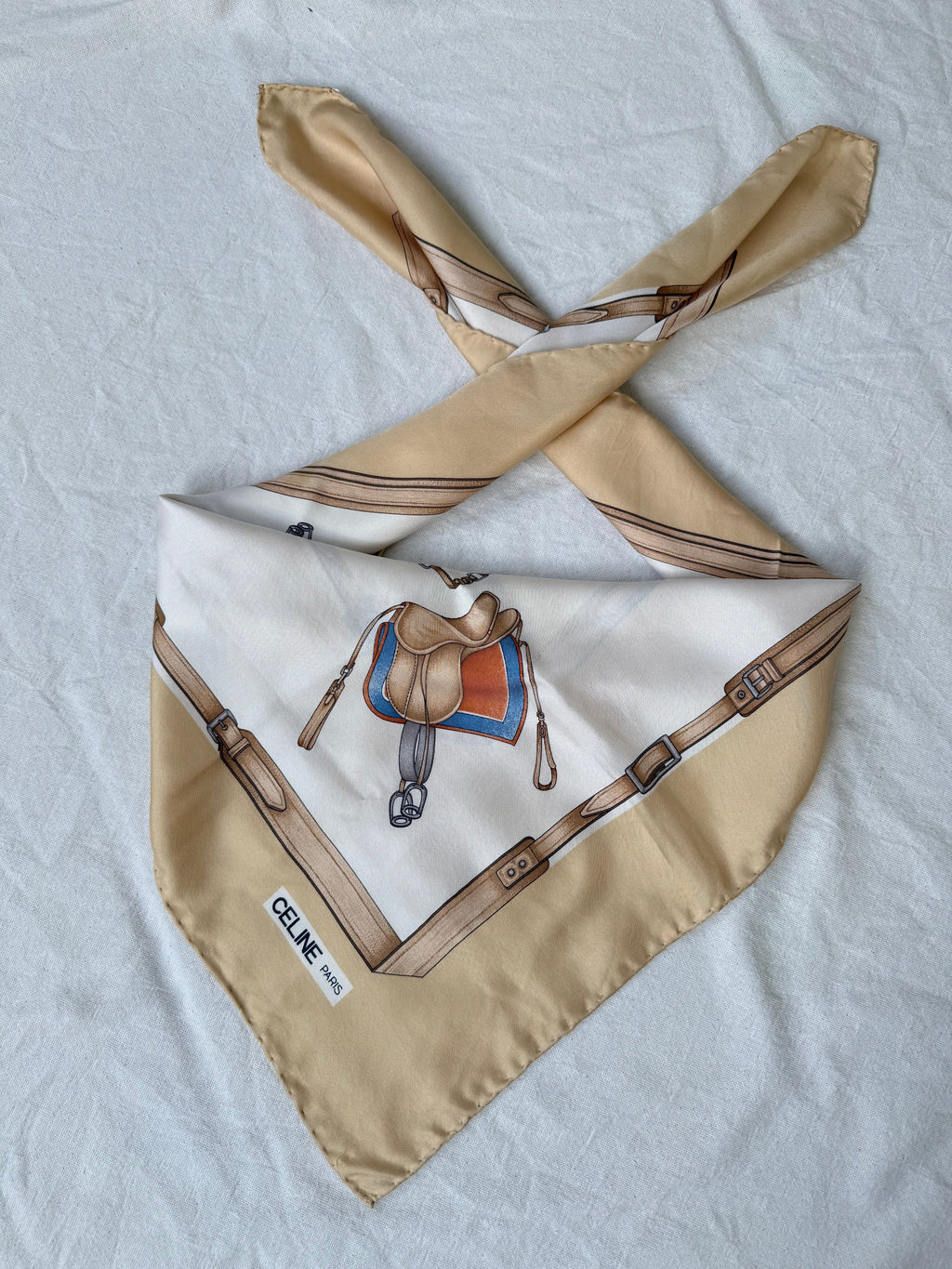 Céline Scarf – Equestrian Theme And Ribbons