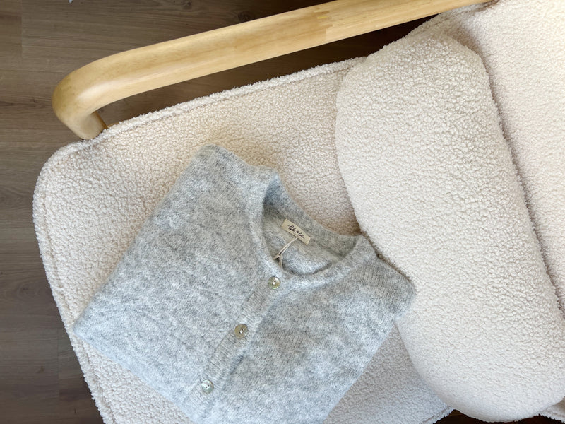 Cardigan Charlie Gris Clair