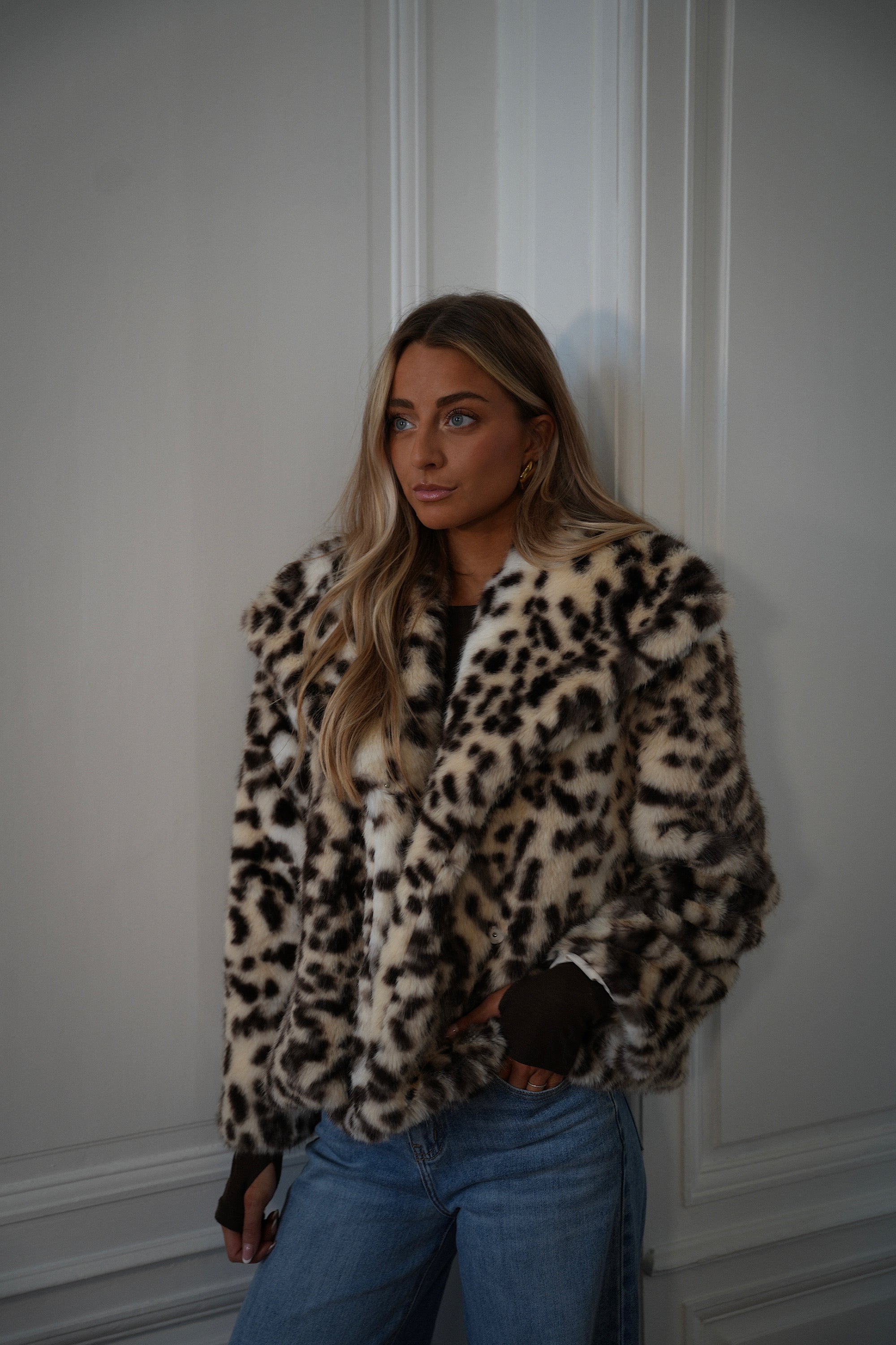 Jina Leopard - Fur Coat