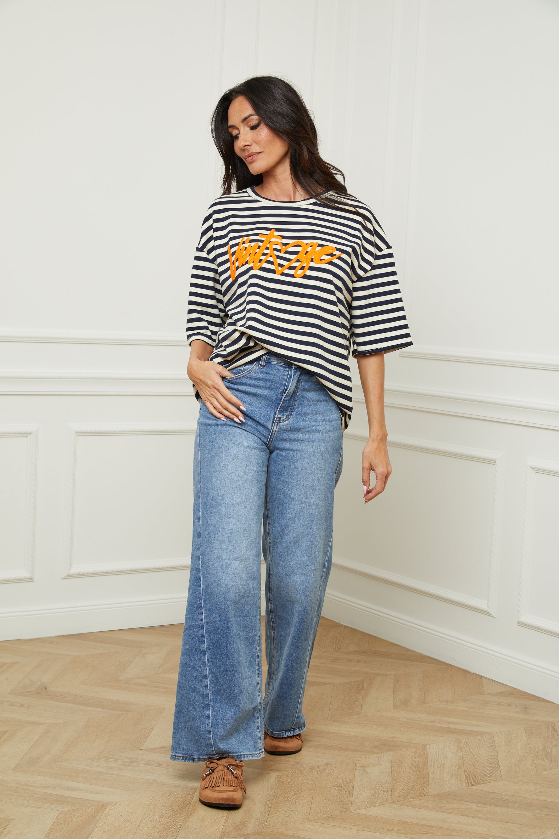 Tee Shirt Vintage - Marine