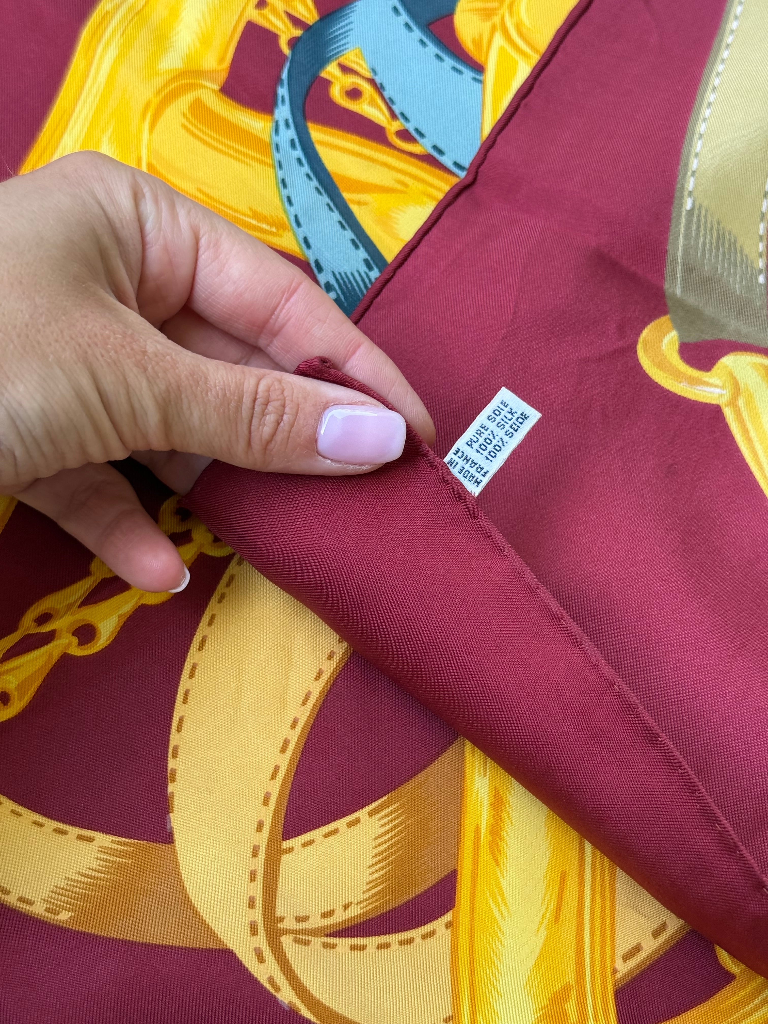 Foulard Céline – Modèle Étriers Et Serpent
