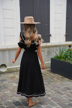 Robe Longue Unna - Noire
