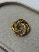 Broche Monet Vintage - Rosace Torsadée