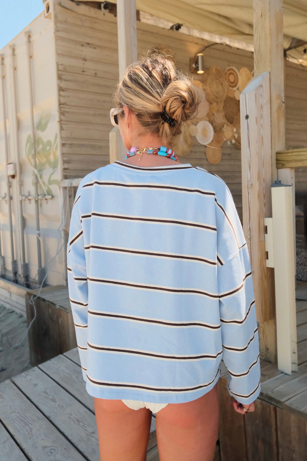 T-shirt Eugène bleu ciel
