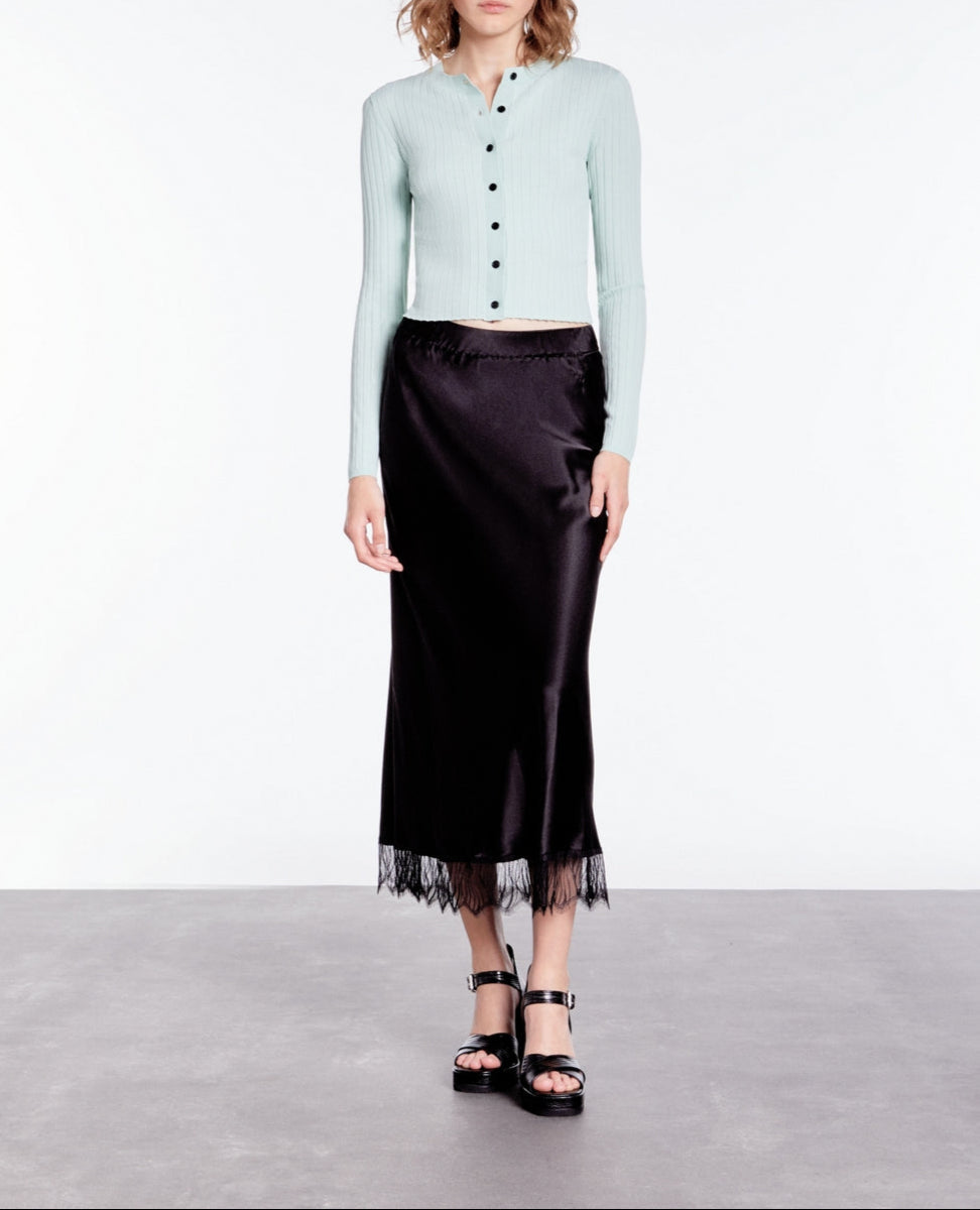The Kooples - Cardigan - Light Green - Women's