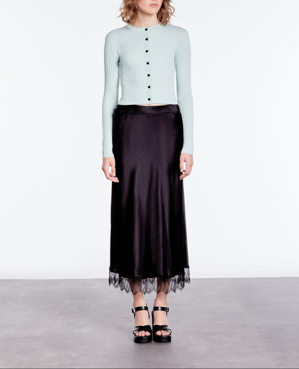 The Kooples - Cardigan - Light Green - Women's