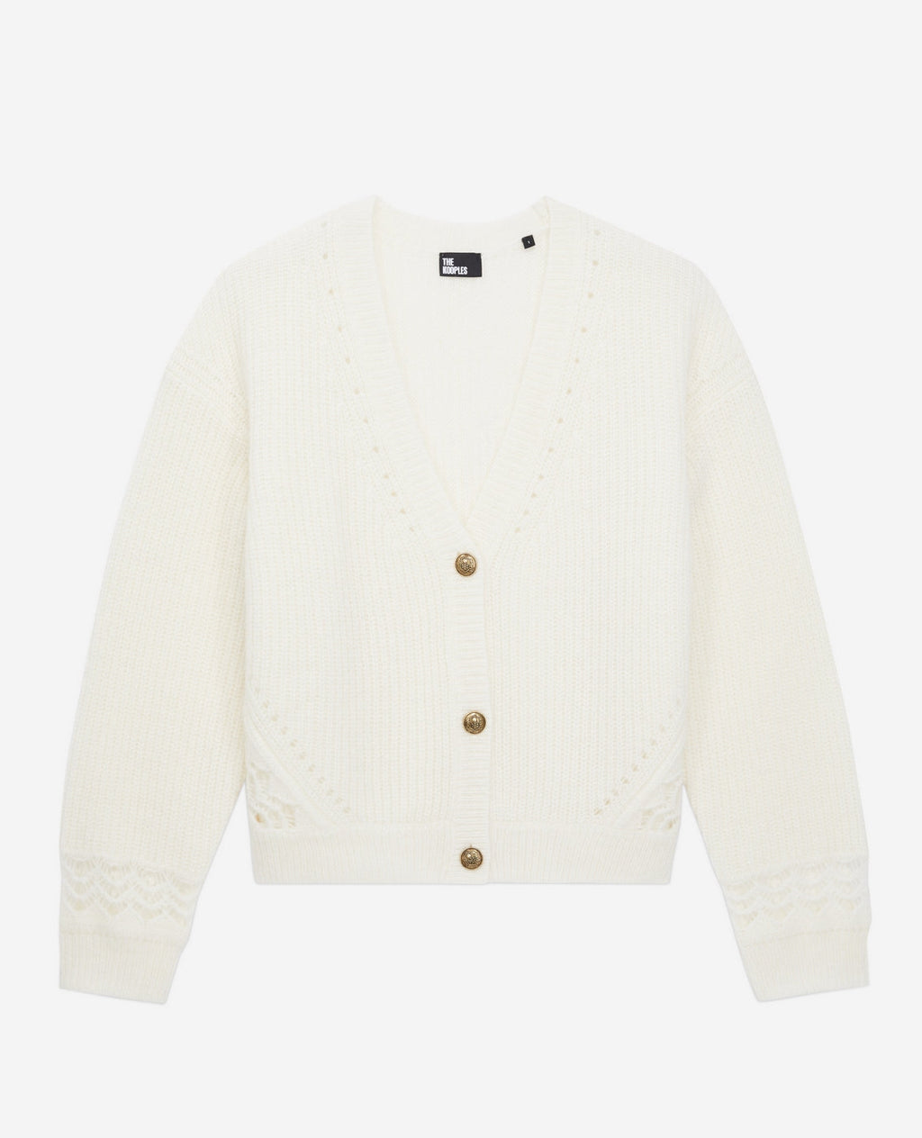 The Kooples - Chaleco de Lana - Crudo - Mujer