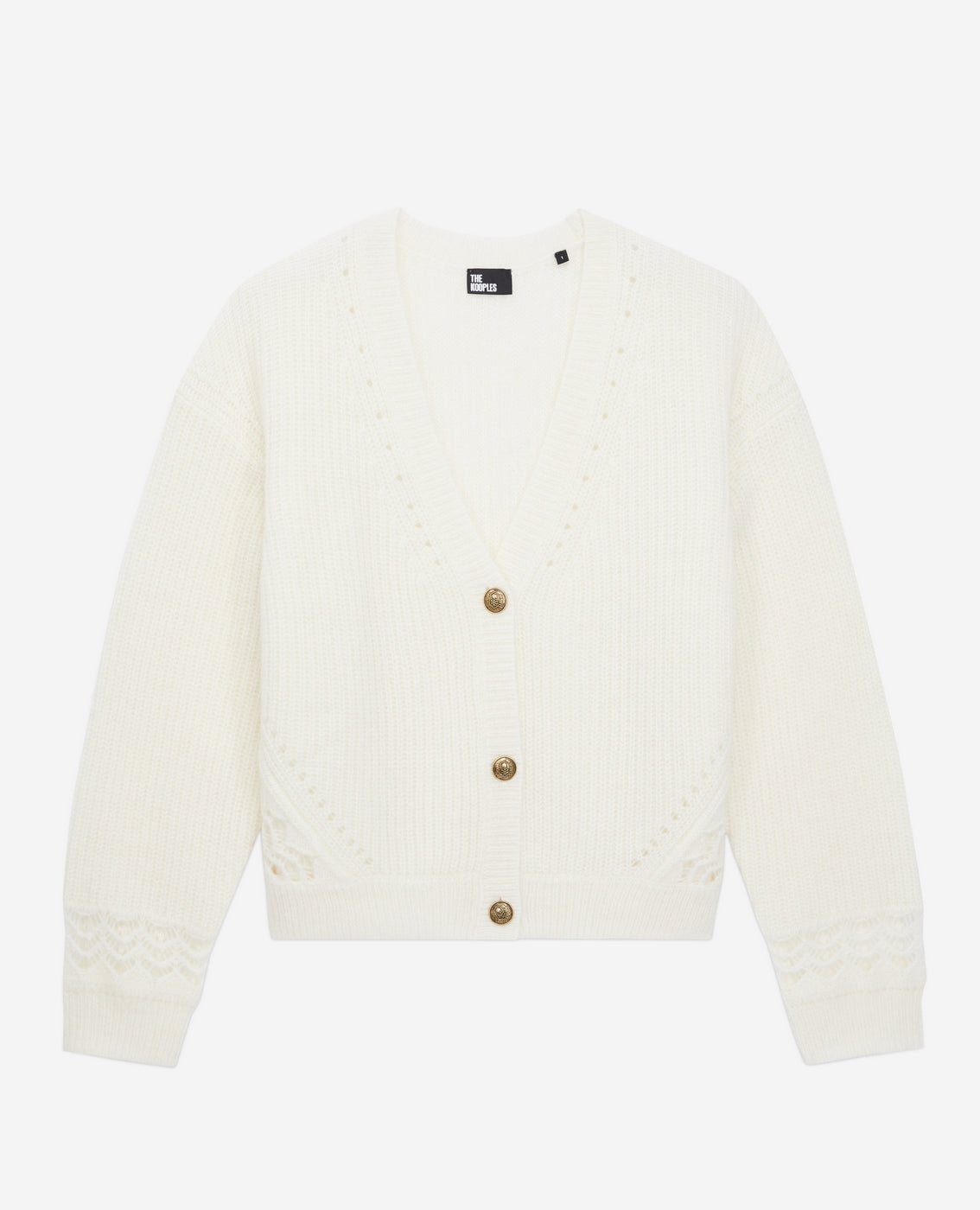 The Kooples - Chaleco de Lana - Crudo - Mujer