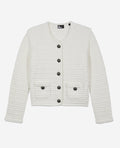 The Kooples - Cárdigan Abotonado con Detalle de Trenza