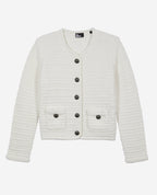 The Kooples - Cárdigan Abotonado con Detalle de Trenza