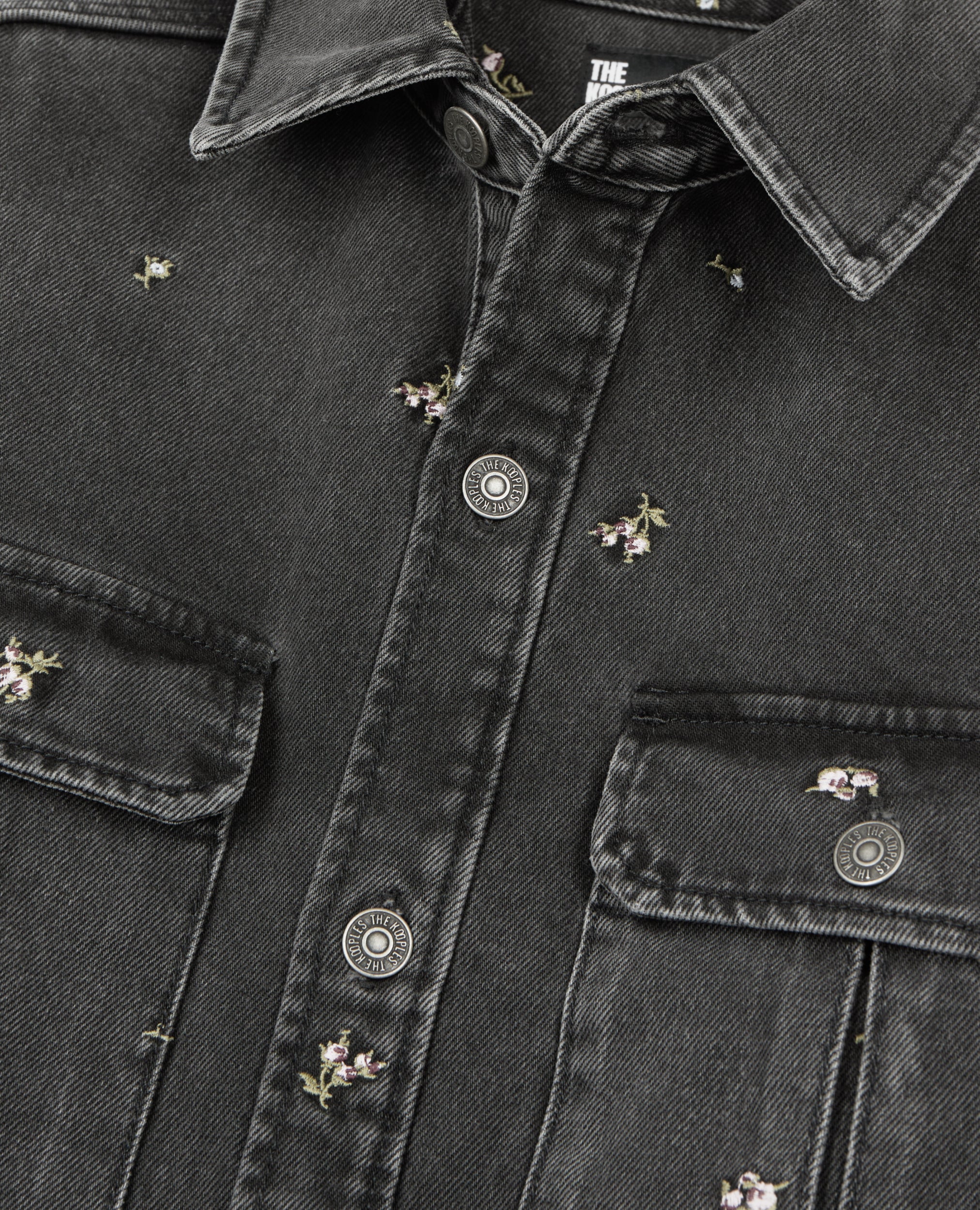 The Kooples - Surchemise Avec Broderie Fleurs