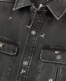 Surchemise Avec Broderie Fleurs