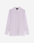 The Kooples - Chemise Violet Et Blanc Simple À Rayures - Femme