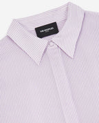 The Kooples - Chemise Violet Et Blanc Simple À Rayures - Femme