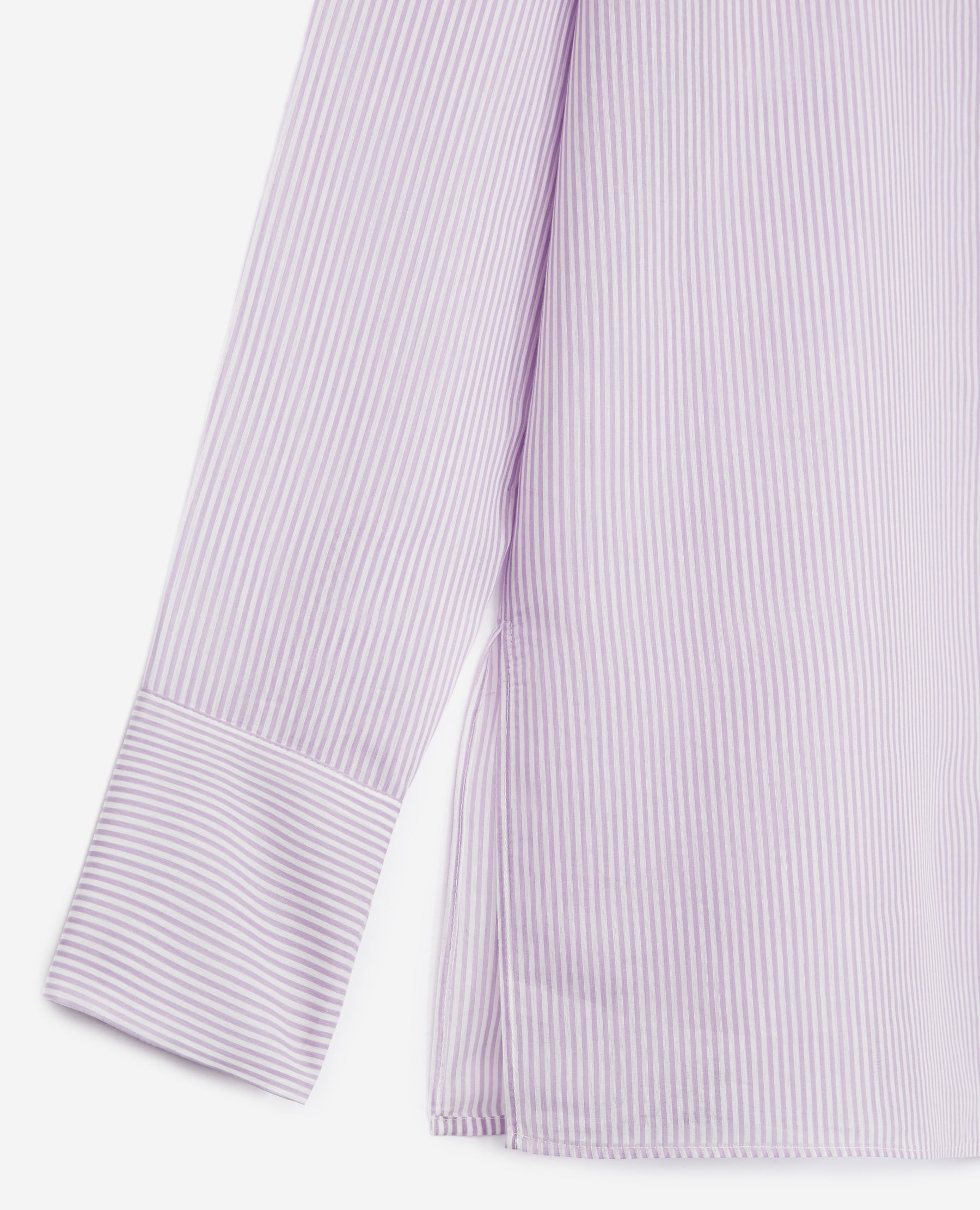 The Kooples - Chemise Violet Et Blanc Simple À Rayures - Femme