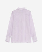 The Kooples - Chemise Violet Et Blanc Simple À Rayures - Femme