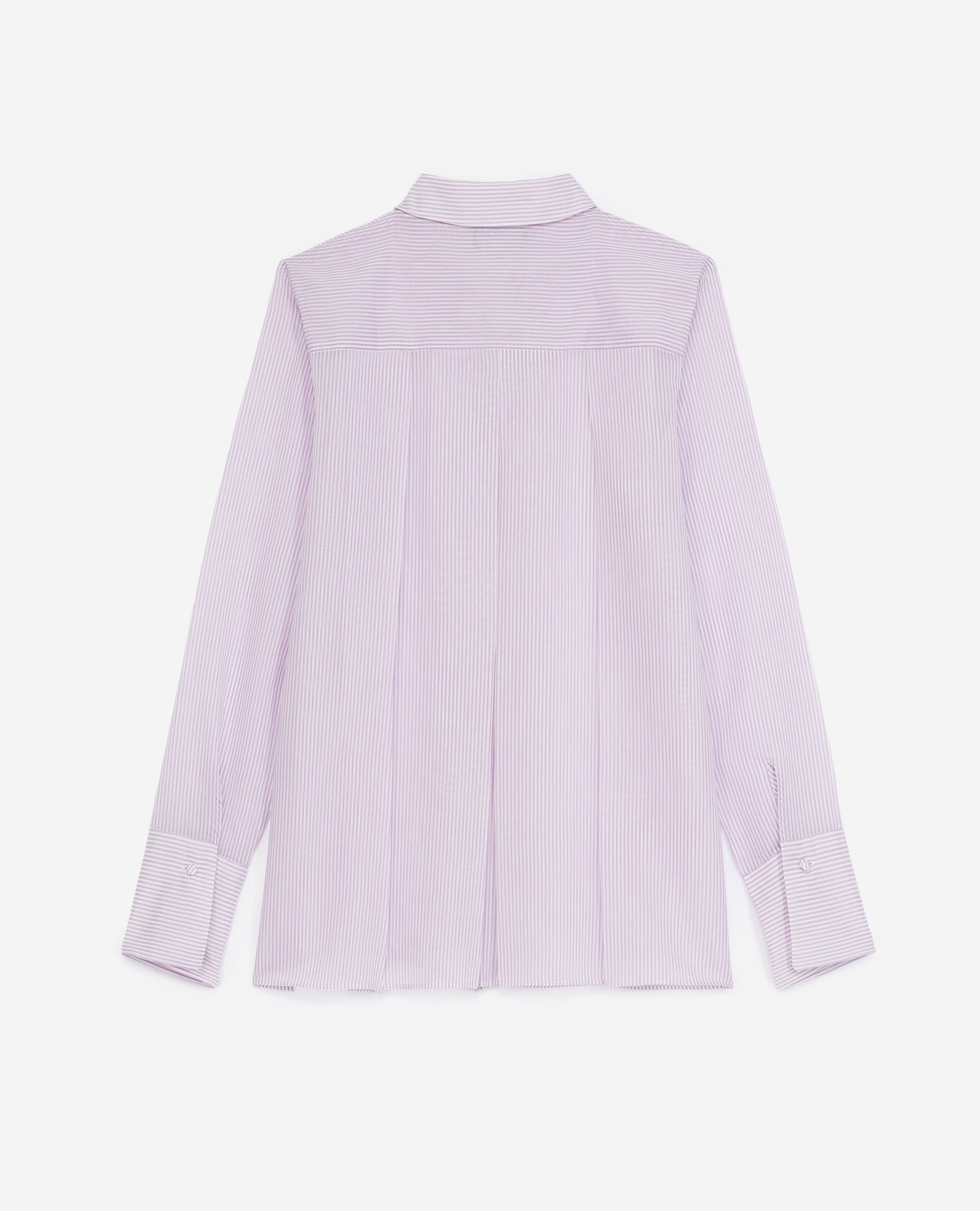 The Kooples - Chemise Violet Et Blanc Simple À Rayures - Femme