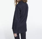 The Kooples - Collarless Shirt with Hidden Placket Detail - Women