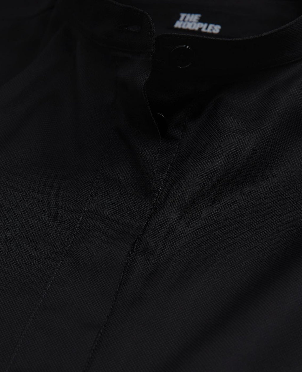 The Kooples - Collarless Shirt with Hidden Placket Detail - Women