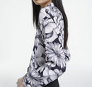 Silk Blouse - Black And White - Women