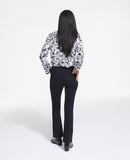 Silk Blouse - Black And White - Women