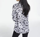 Silk Blouse - Black And White - Women
