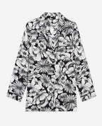 The Kooples - Chemisier En Soie - Noir Et Blanc - Femme