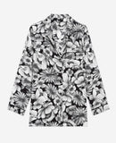Silk Blouse - Black And White - Women