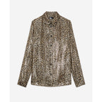 The Kooples - Fitted Blouse - Black And Brown - Women