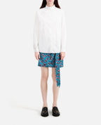 The Kooples - Long Sleeve Shirt With Pleated Collar Detail - Women