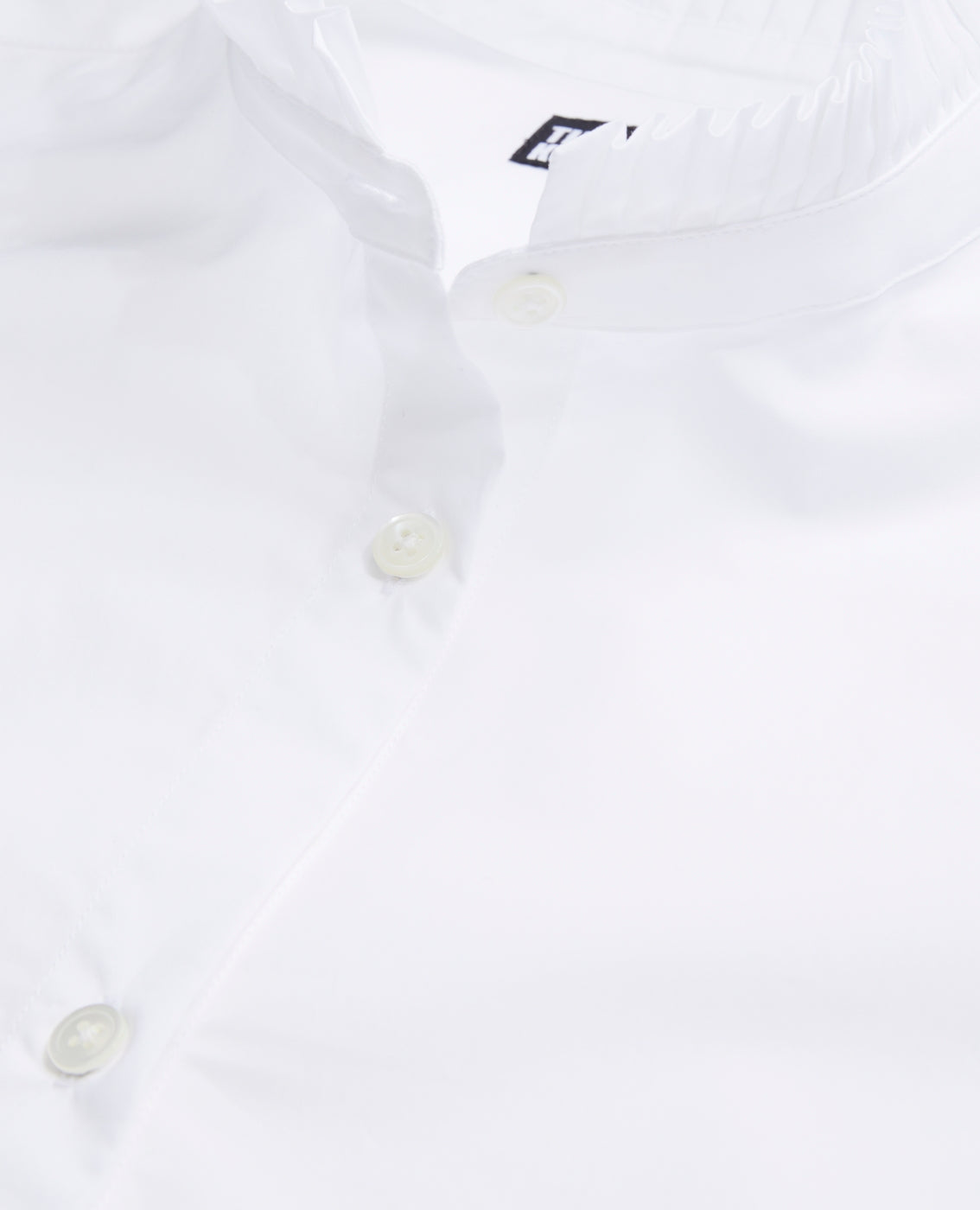 The Kooples - Long Sleeve Shirt With Pleated Collar Detail - Women