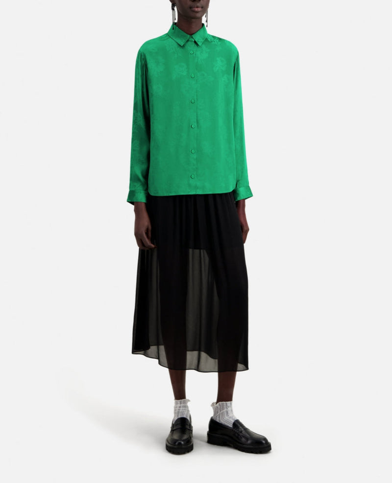 The Kooples - Chemisier - Vert - Femme