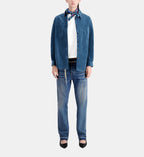 The Kooples - Velvet Shirt - Teal - Women