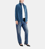The Kooples - Velvet Shirt - Teal - Women