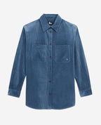The Kooples - Velvet Shirt - Teal - Women