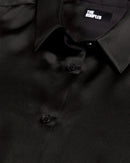 Chemise En Satin De Soie Manches Longues