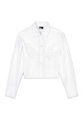 The Kooples - Camisa de Manga Larga con Detalle Bustier