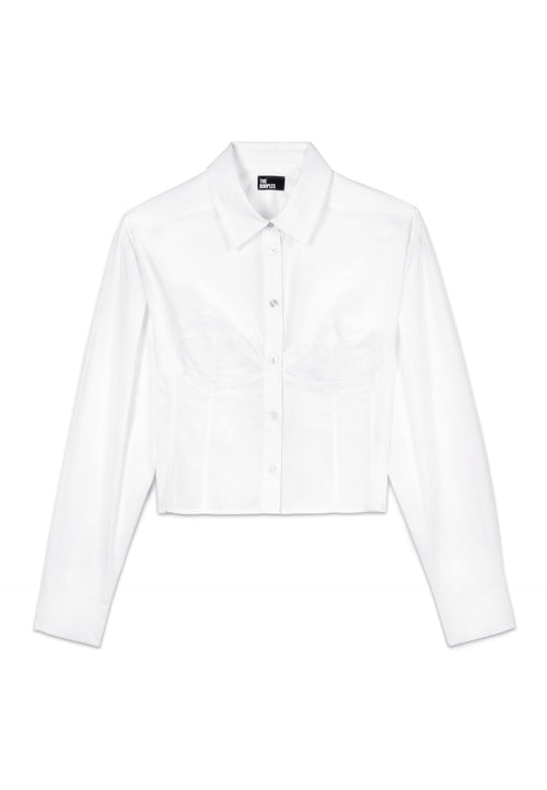 Chemise A Manches Longues Detail Bustier