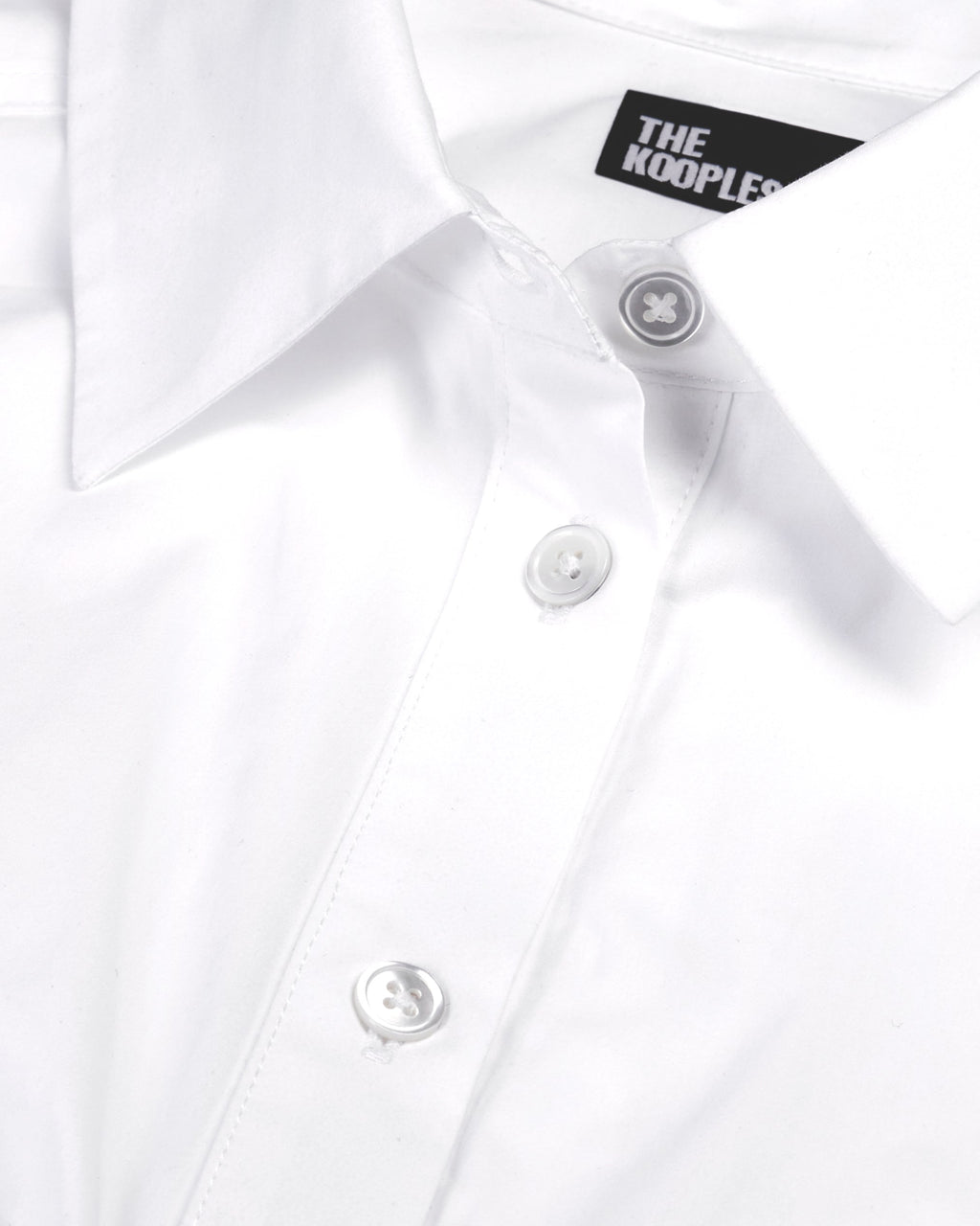The Kooples - Camisa de Manga Larga con Detalle Bustier