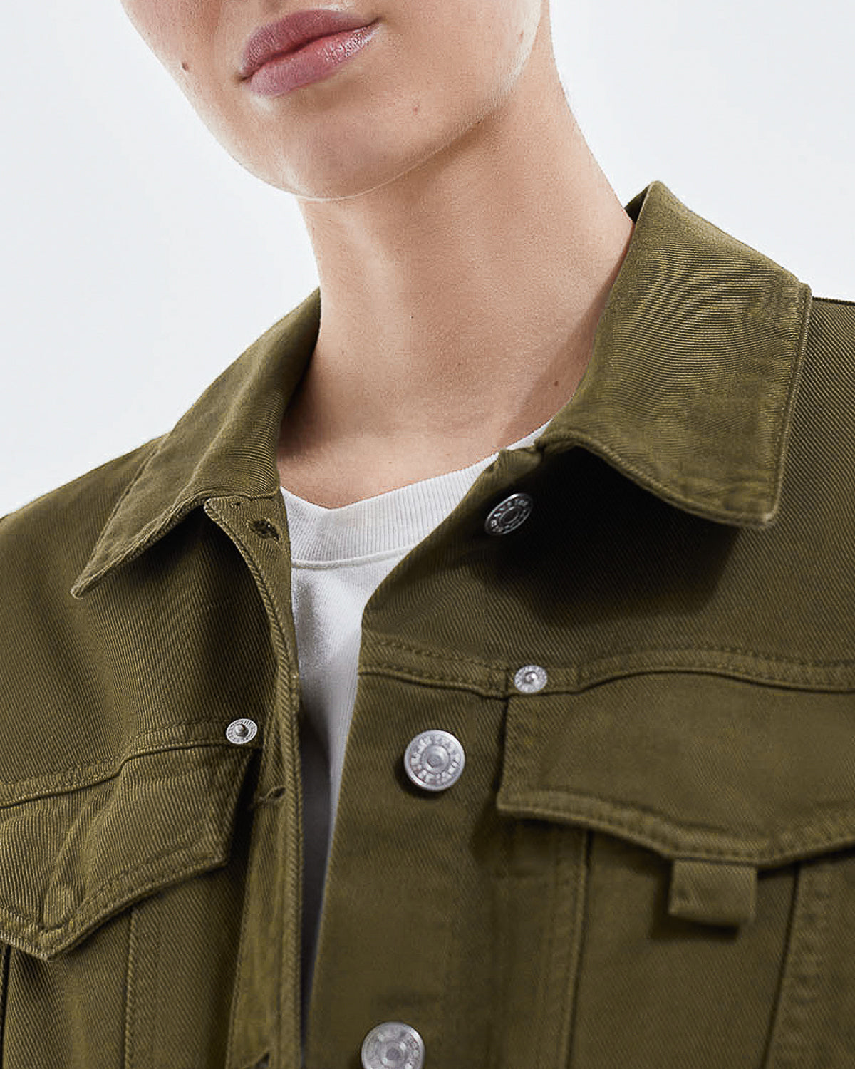 The Kooples - Casual Khaki Denim Jumpsuit with Pockets - Women