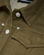 The Kooples - Casual Khaki Denim Jumpsuit with Pockets - Women