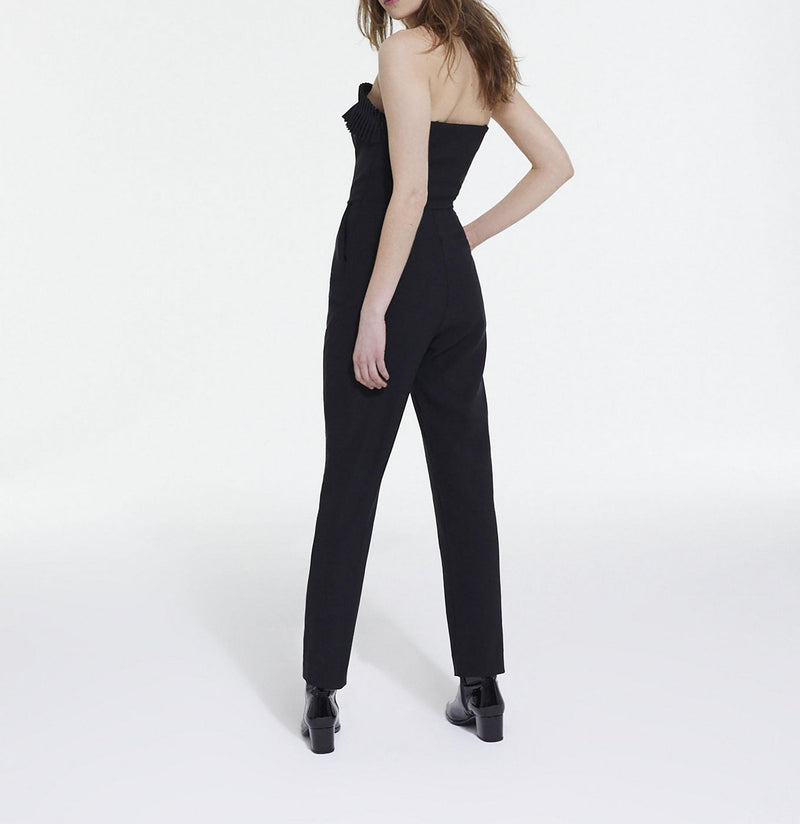 Mono bustier - Negro - Mujer