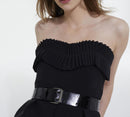 The Kooples - Combinaison Bustier Detail Plisses - Femme